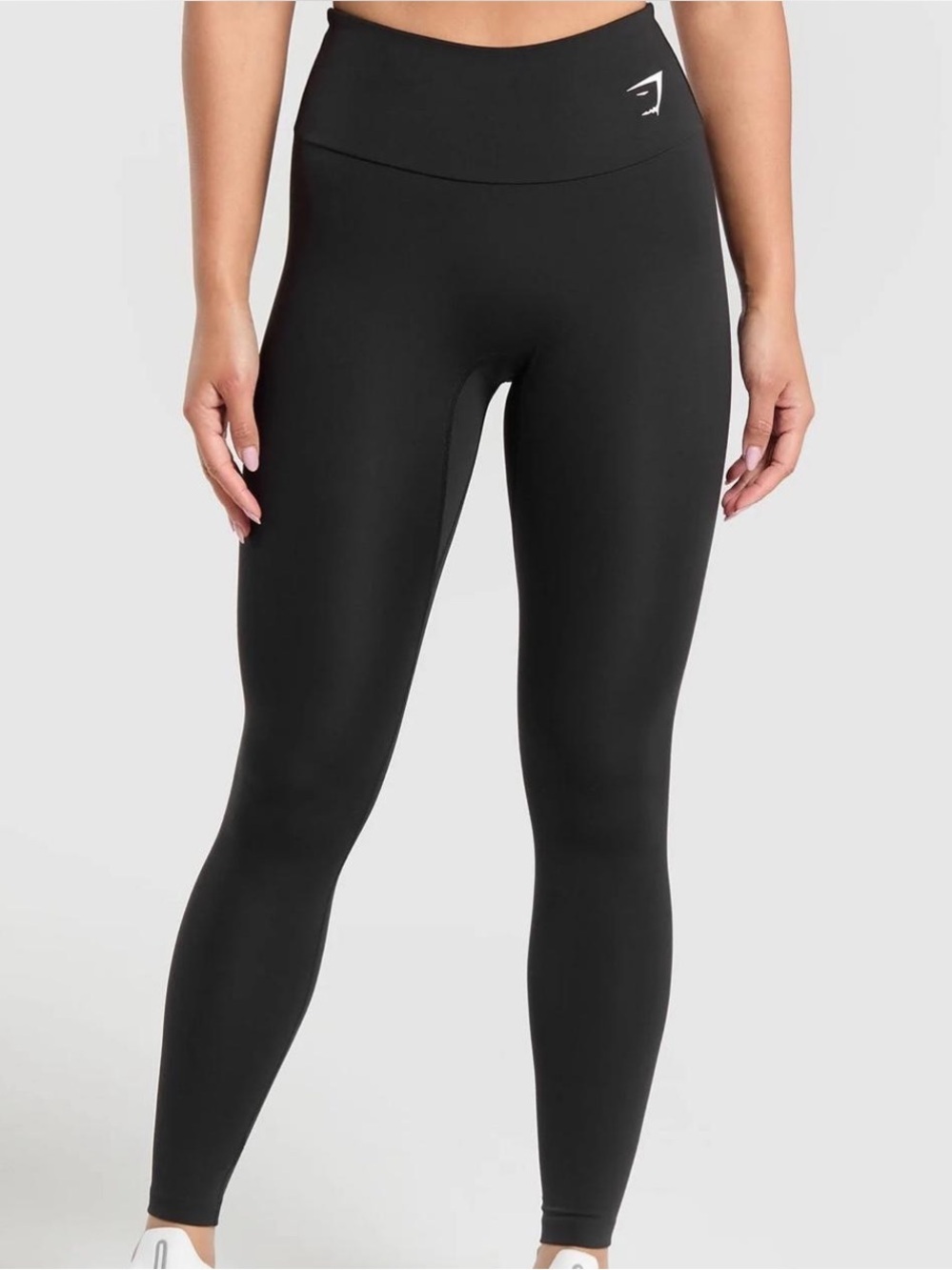 Gymshark Black High-Waist Seamless Front Leggings